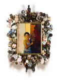 Stephané Conradie, Hairossie, mixed media with found objects