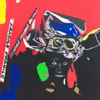 Zanele Muholi, Othilethile, oil on canvas laid down on board