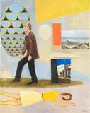 Simon Stone, The Fan from Phillipolis, oil on board