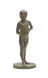 Dylan Lewis, The Artist's Son, Joel Lewis (S88), bronze with a brown patina