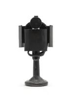 Medieval Head by Edoardo Villa, welded and painted steel, sold Mar 2024