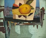Alexis Preller, Apple I, oil on canvas