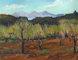 Pieter Wenning, Boord by Kirstenbosch, oil on canvas