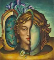 Alexis Preller, South African Beauty, oil on canvas