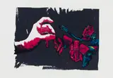 Mary Sibande, Roses Are Red... And so am I, five colour screenprint on paper