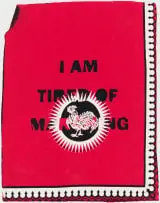Lawrence Lemaoana, I'm Tired of Marching, three layer screenprint on paper