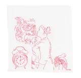 Senzeni Marasela, Untitled I, embroidery on a napkin