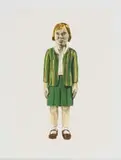 Claudette Schreuders, The Missing Person, five colour chine collé lithograph on paper