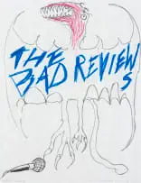 Zander Blom, The Bad Reviews, grease pencil and oil pastel on paper