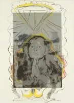 Marlene Dumas, Praying, screenprint and lithograph on paper