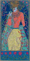 Shakil Solanki, Break my face in was the kindest touch you ever gave, cremate me after you cum on my lips, hand-coloured offset lithograph on paper