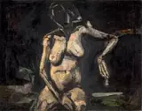 Albert Adams, Seated Nude, oil on canvas