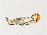 Claudette Schreuders, The Long Day, five colour chine collé lithograph on paper