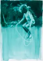 Ruby Swinney, The Escapist, 2020, oil on tracing paper