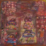 David Koloane, Night Traffic III