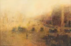 Anton Karstel, Main Street, Port Elizabeth, oil on canvas