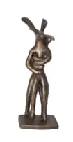 Huggers by Guy Du Toit, bronze, sold Oct 2023