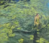 Heidi Fourie, Deur die Blare, oil on panel