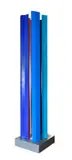 Jaco Sieberhagen, Rhapsody in Blue, 2023, painted stainless steel