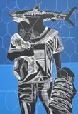 Sifiso Gumede, Mashonisa (Loan Shark), 2023, linocut