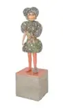 Haidee Nel, Veterans, 2023, mixed media and ploymarble on a cement base