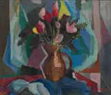 Maud Sumner, Tulips, oil on canvas