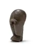 Ezrom Legae, Lonely Head (EL8), bronze with a brown patina