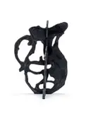 William Kentridge, Shadow Figure III, bronze and oil paint