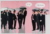 Billie Zangewa, Business as Usual, hand-stitched silk collage