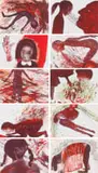 Penny Siopis, Shame Series, ten, colour etching on paper