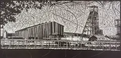 Hambi Kuya Vuyiwa Rini Swona II by Phillemon Hlungwani, linocut on paper, offered Nov 2023