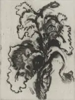 Iris by William Kentridge, etching and aquatint on paper, sold Nov 2023