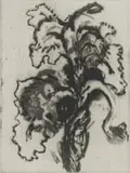 William Kentridge, Iris, etching and aquatint on paper