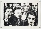 Act II, Scene III by William Kentridge, linocut and chine collé on paper, offered Nov 2023