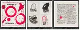 Telegrams From The Nose, three by William Kentridge, photolithograph on paper, sold Nov 2023
