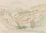 Golden Gate, OVS by Jacobus Hendrik Pierneef, watercolour and pencil on paper, sold Oct 2023