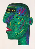 Norman Catherine, Congo Fever, colour screenprint on paper