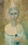 Frank Spears, Melancholy, oil on board