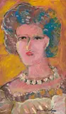 Christo Coetzee, Portrait of Lady, oil on board