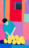 Trevor Coleman, Figure with Fruit