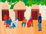 Trevor Coleman, Figures Outside Mosque