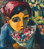 Hennie Niemann Snr, Woman Holding Bouquet