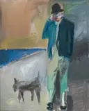 Luke Batha, Man's Best Friend, acrylic on canvas