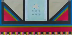 Thakor (Thakorbhai Kishorbhai) Patel, Abstract Composition, acrylic on canvas