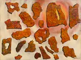 Gordon Vorster, Fragments, oil on board
