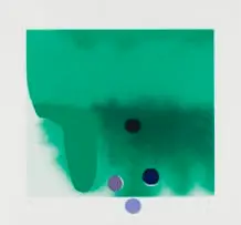 Victor Pasmore, Green Darkness, colour screenprint on paper