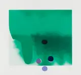 Victor Pasmore, Green Darkness, colour screenprint on paper