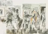 Ernest Ullmann, Summer '75 International Exhibition Invitation, lithograph on paper