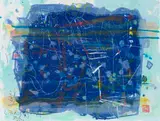 Shōichi Hasegawa, Abstract, colour etching and acquatint on paper