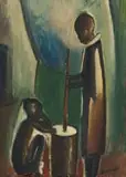 Pranas Domšaitis, Stamping Maize